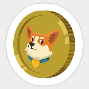 Bruno Coin. Sticker